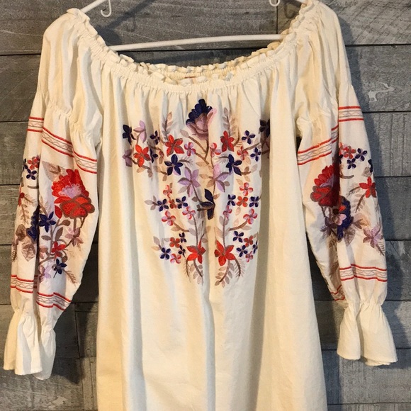 Free People embroidered tunic dress - Picture 2 of 5